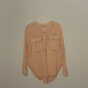 Free People Linen shirt